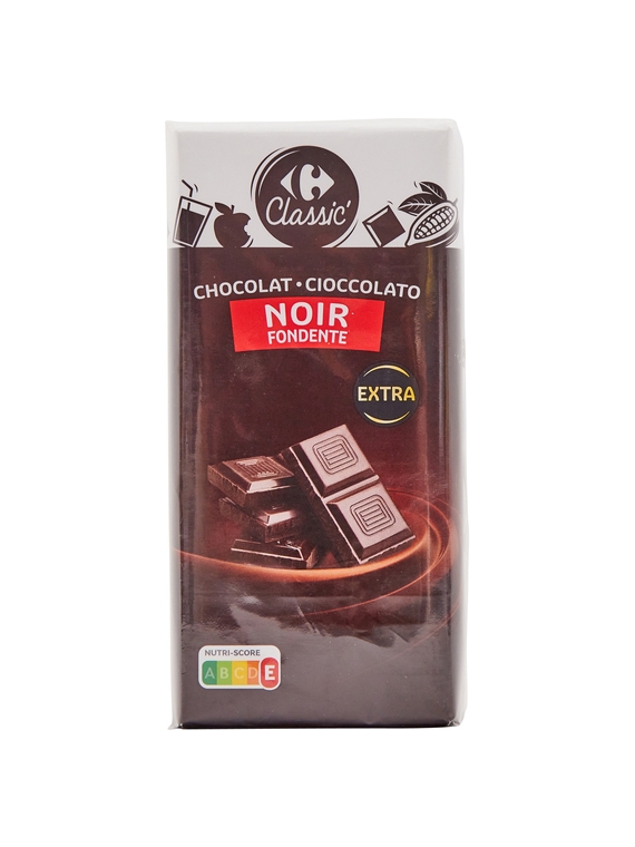 Tablettes de Chocolat Noir Extra CARREFOUR CLASSIC'