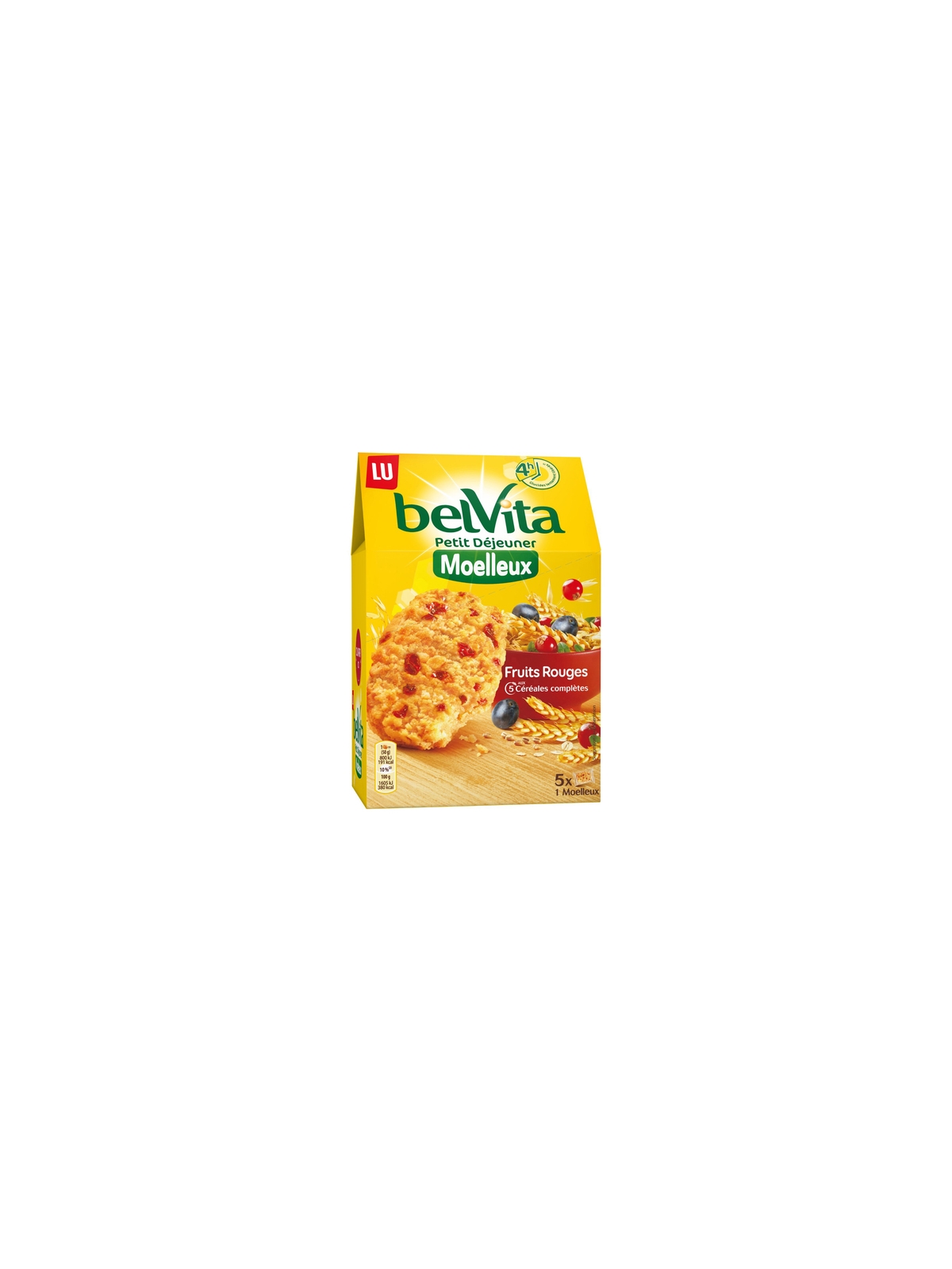 Biscuits Moelleux Fruits Rouges Belvita LU