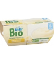 Desserts Brassés pour Bébés dès 6 mois, Saveur Banane CARREFOUR BABY BIO