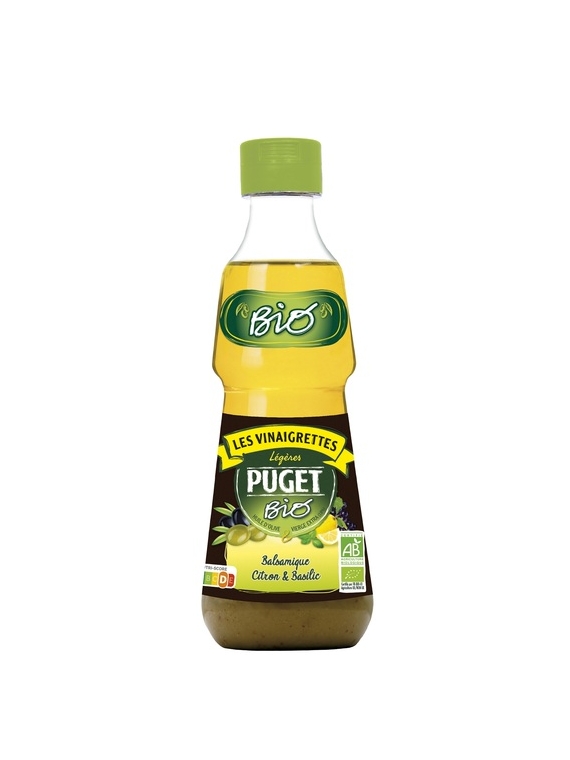 Vinaigrette Balsamique Citron & Basilic Bio PUGET