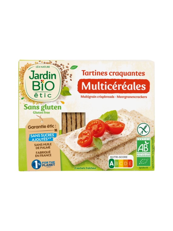 Tartines Craquantes Multicéréales JARDIN BIO ÉTIC