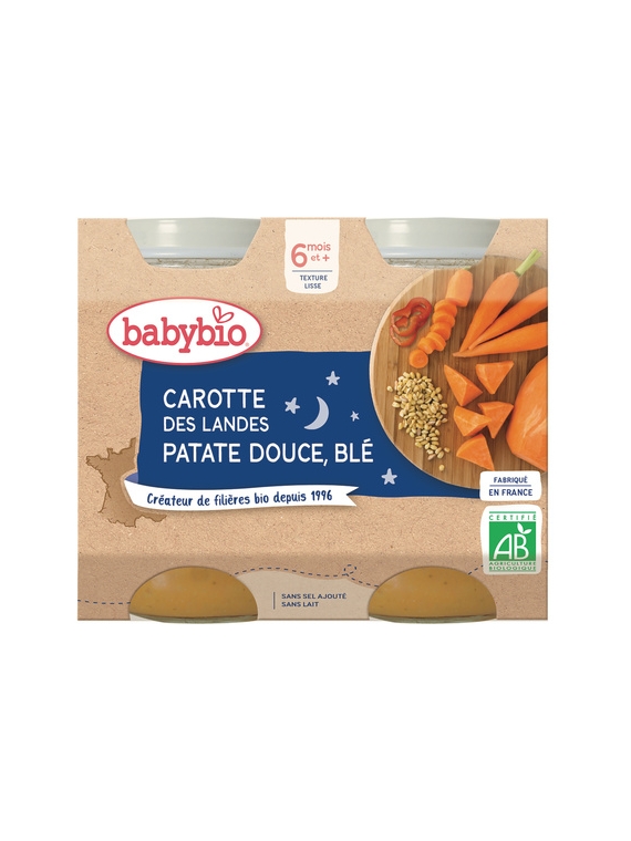 Carotte des Landes Patate Douce Blé BABYBIO