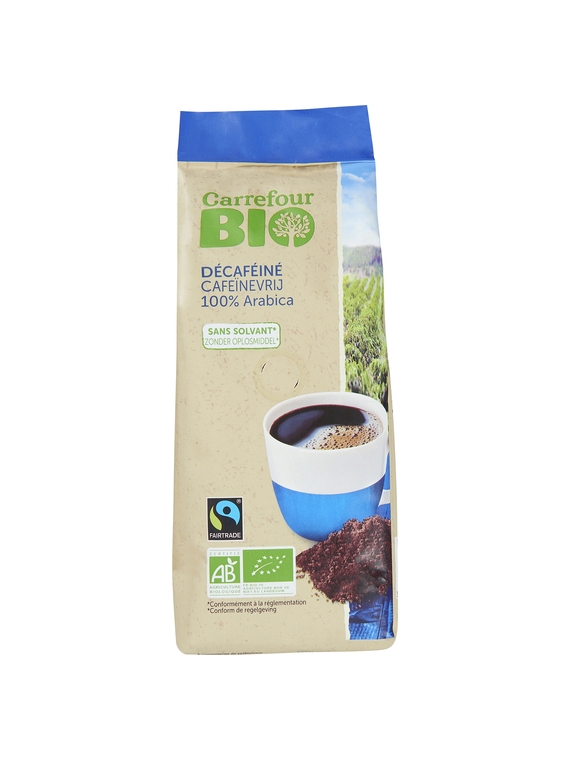 Café Décaféiné 100% Arabica CARREFOUR BIO