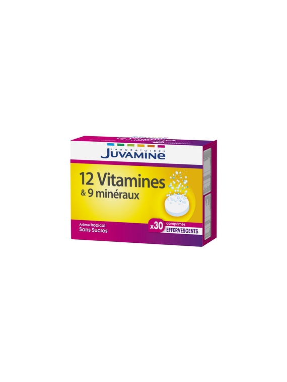 Complément alimentaire 12 Vitamines à 9 Minéraux JUVAMINE