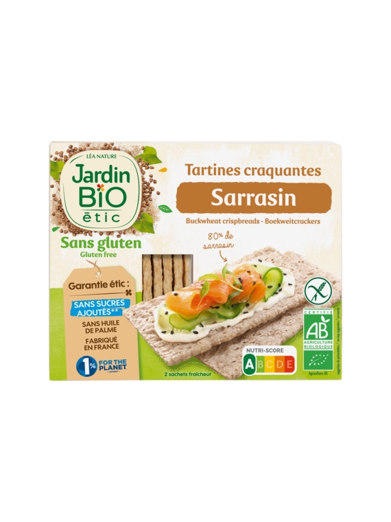 Tartines Craquantes Sarrasin JARDIN BIO ETIC