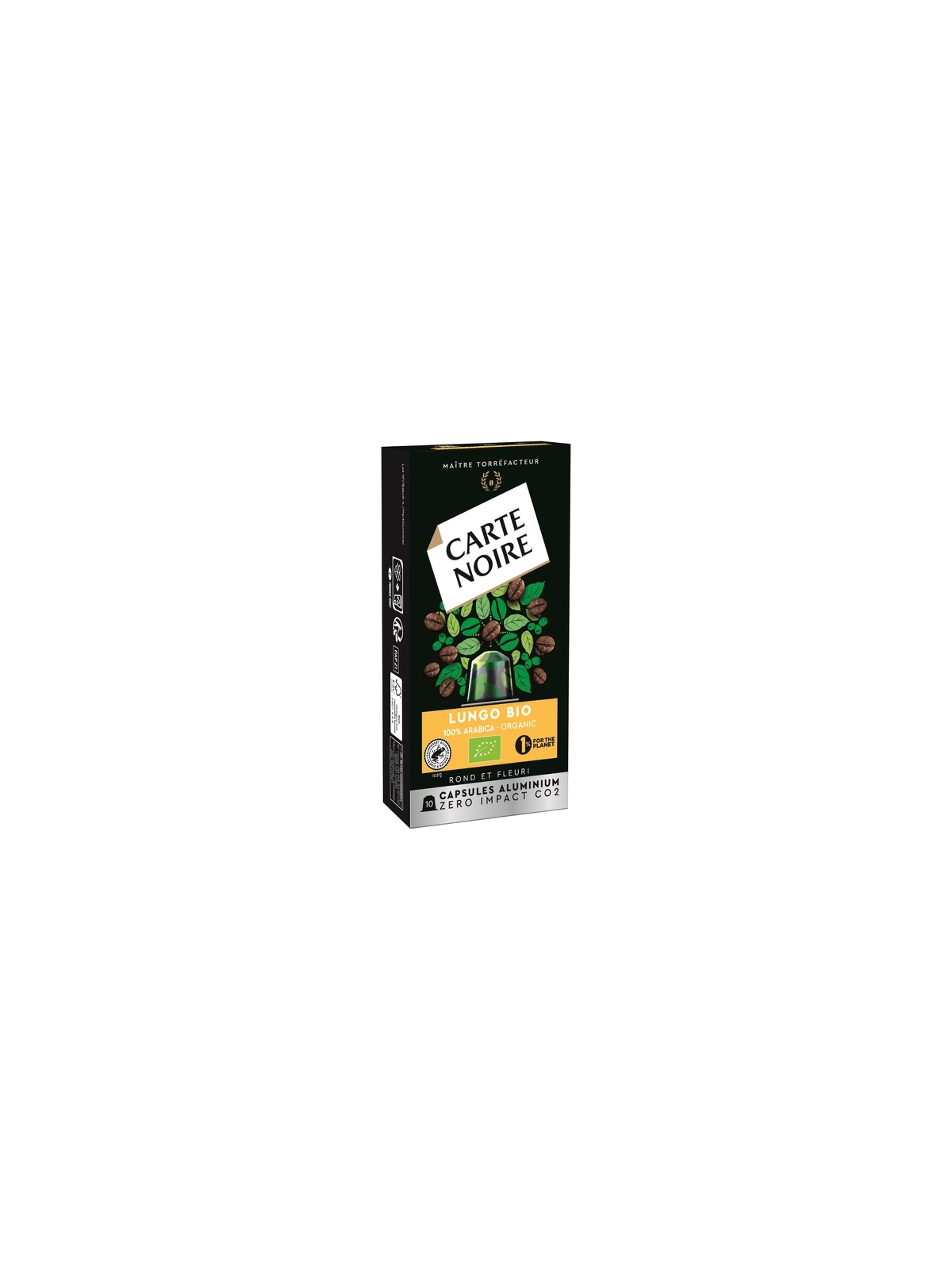 Café Capsules Compatibles Nespresso Lungo Bio CARTE NOIRE