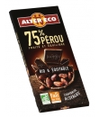 Chocolat Noir 75% Pérou Bio ALTER ECO