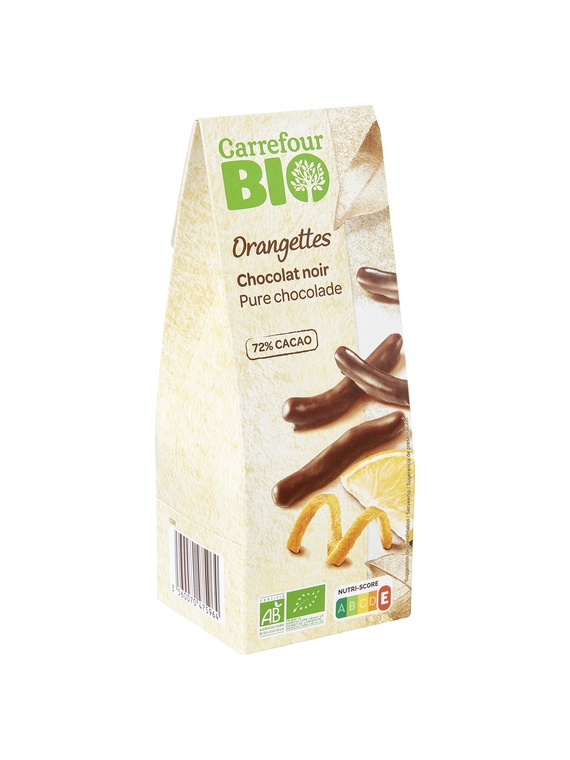 Orangettes Au Chocolat Noir CARREFOUR BIO