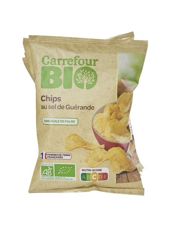 Chips Sel de Guérande CARREFOUR BIO