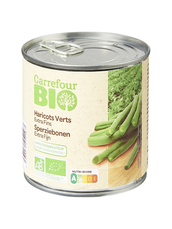 Haricots Verts Extra Fins CARREFOUR BIO