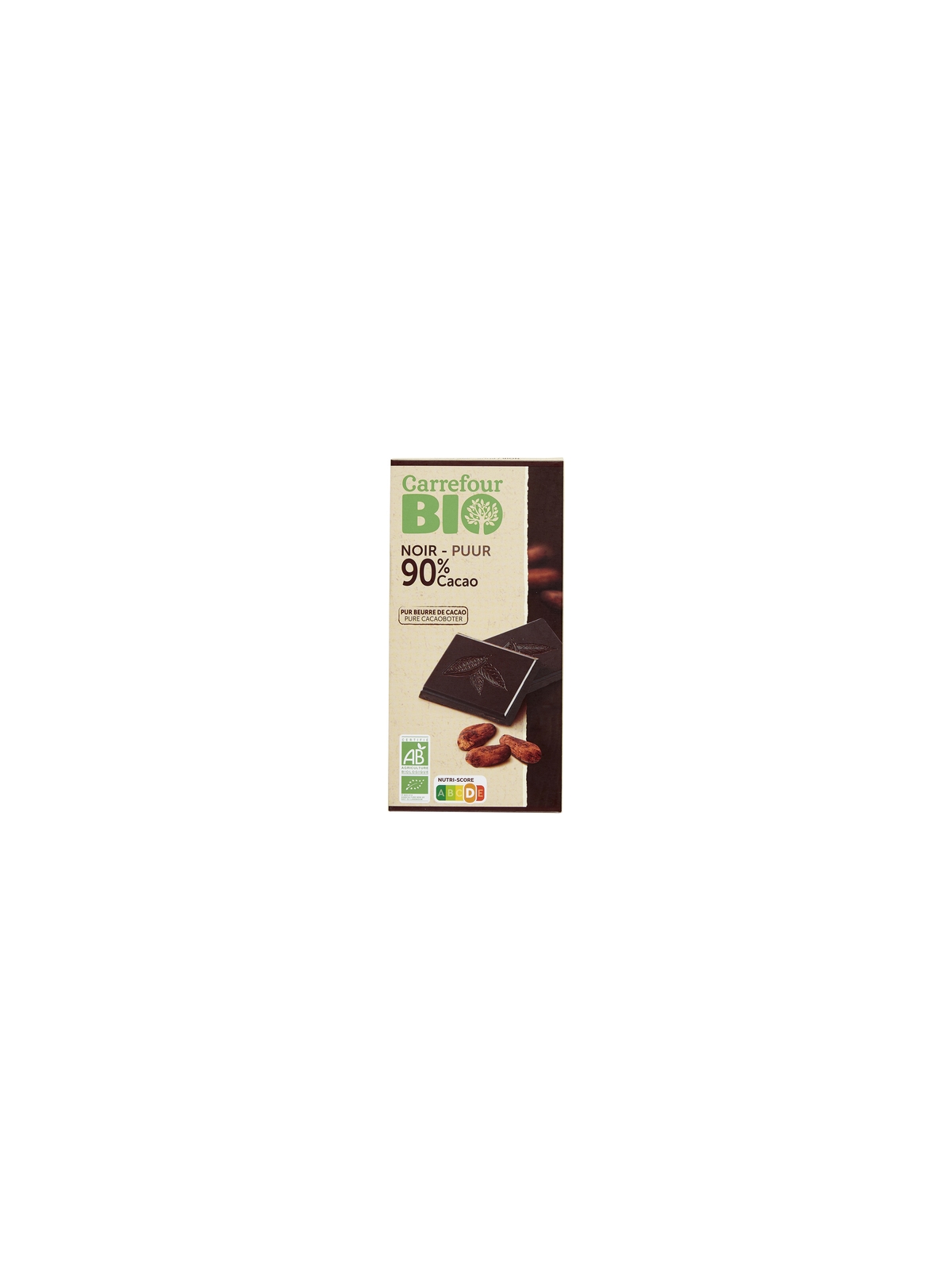 Tablette de Chocolat Noir CARREFOUR BIO