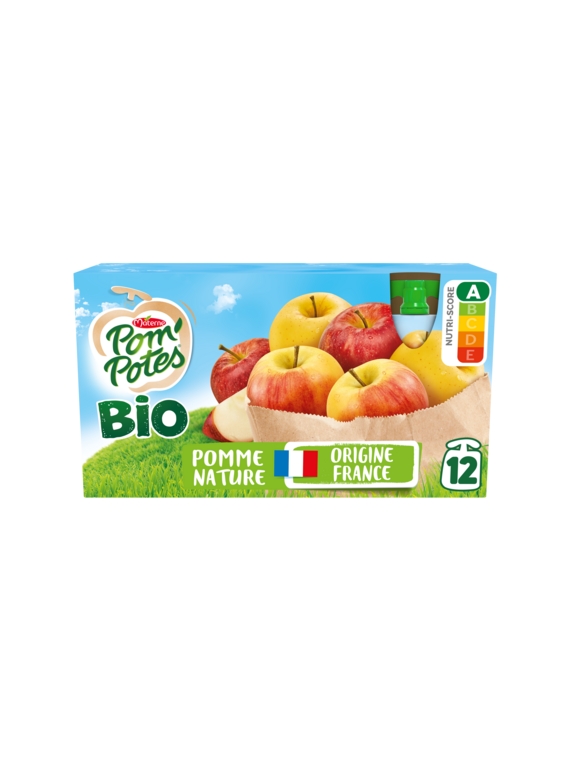 Compotes Pomme Nature Bio POM'POTES