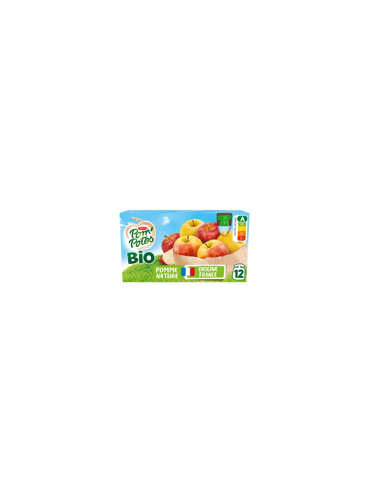 Compotes Pomme Nature Bio POM'POTES