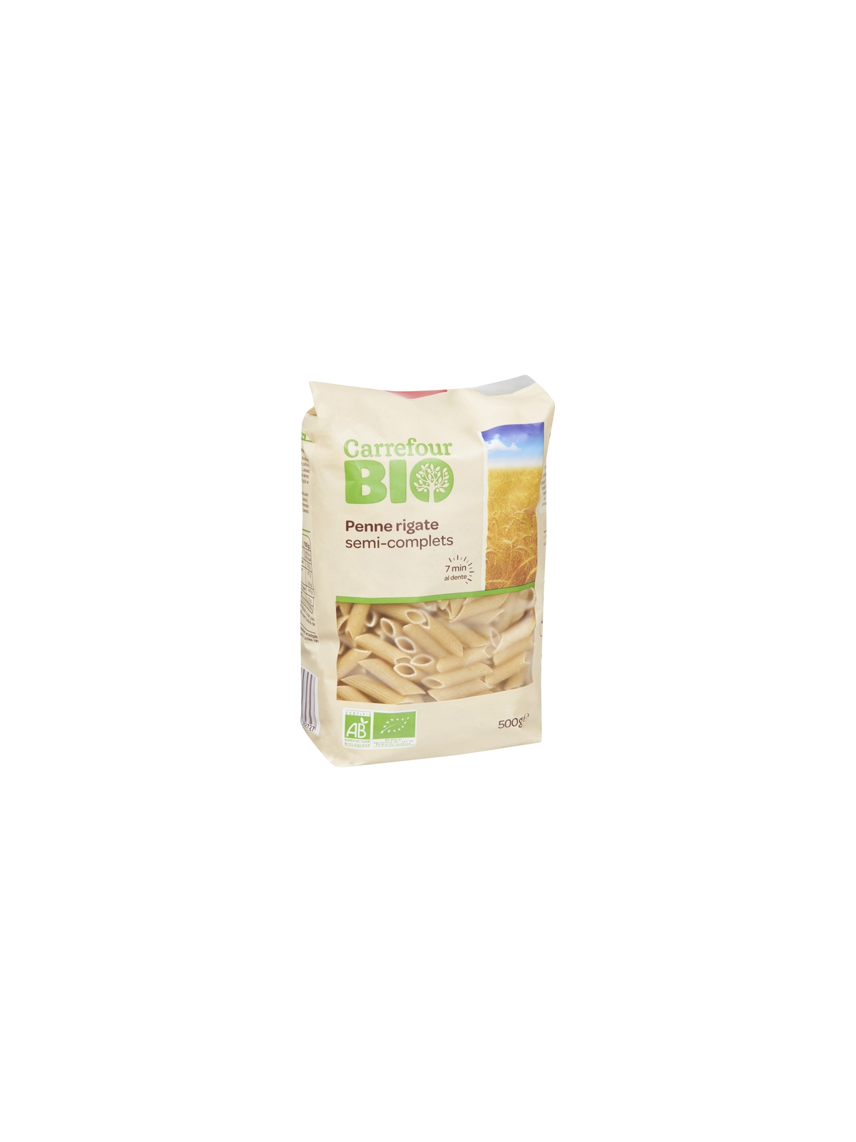 Penne Rigate semi-complets CARREFOUR BIO