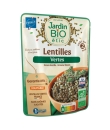 Plat Cuisiné Lentilles Vertes JARDIN BIO ÉTIC