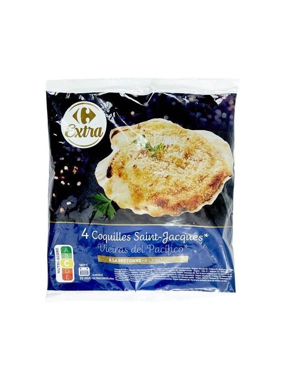 4X90G COQUILLE ST JACQ CRF