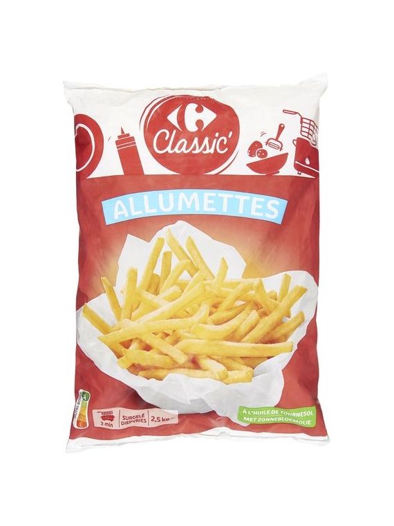 2.5KG FRITE ALLUMETTE 6/6 CRF