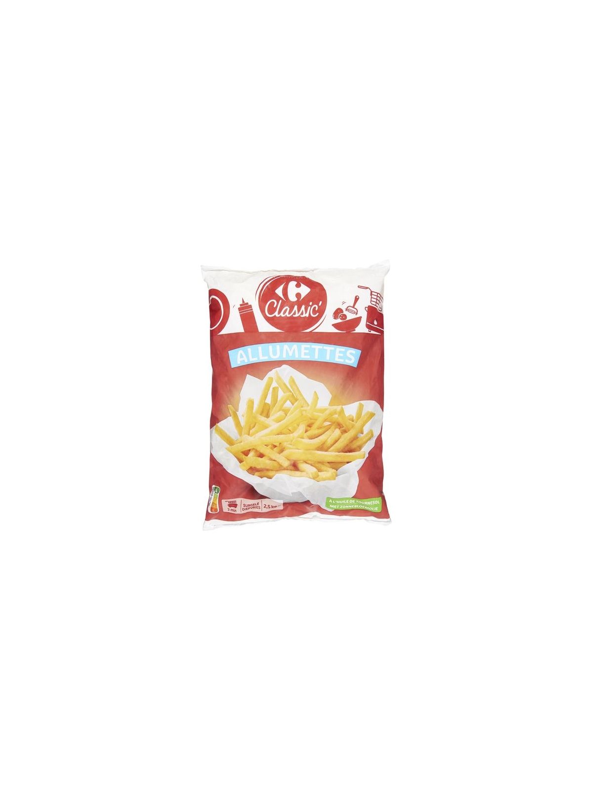 2.5KG FRITE ALLUMETTE 6/6 CRF