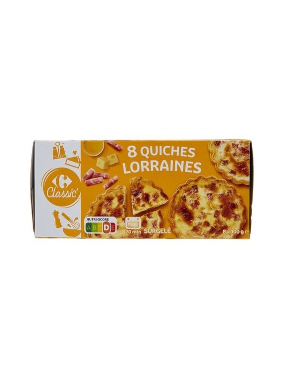 8X100G QUICHE LORRAINE CRF