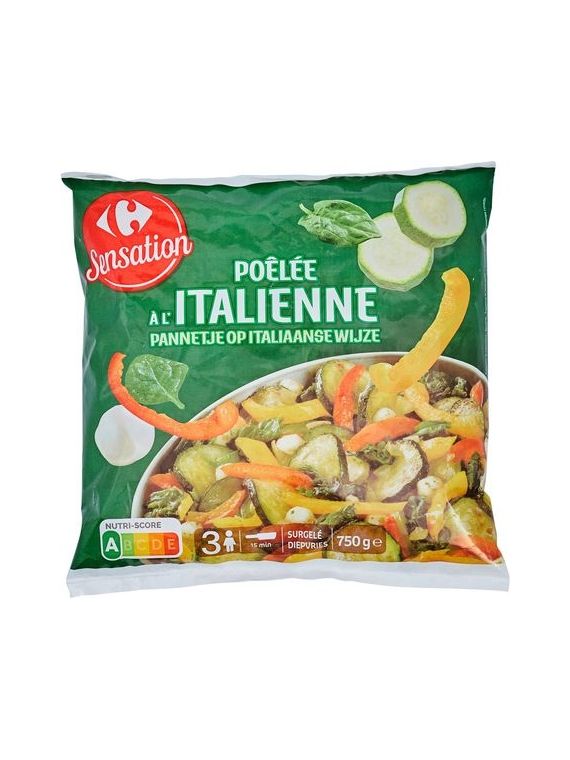 Plat cuisiné poêlée à l'italienne CARREFOUR SENSATION