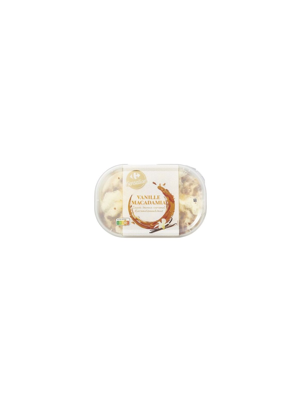 Glace vanille macadamia CARREFOUR SENSATION