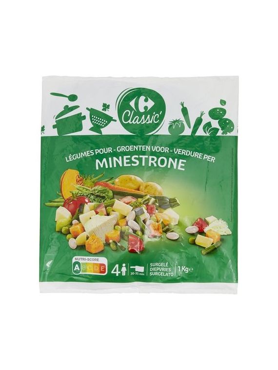 Légumes cuisinés pour minestrone CARREFOUR