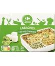 Plat cuisiné lasagnes chèvre épinards CARREFOUR CLASSIC'