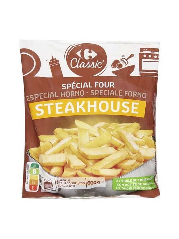 Frites Steakhouse spécial four CARREFOUR CLASSIC'