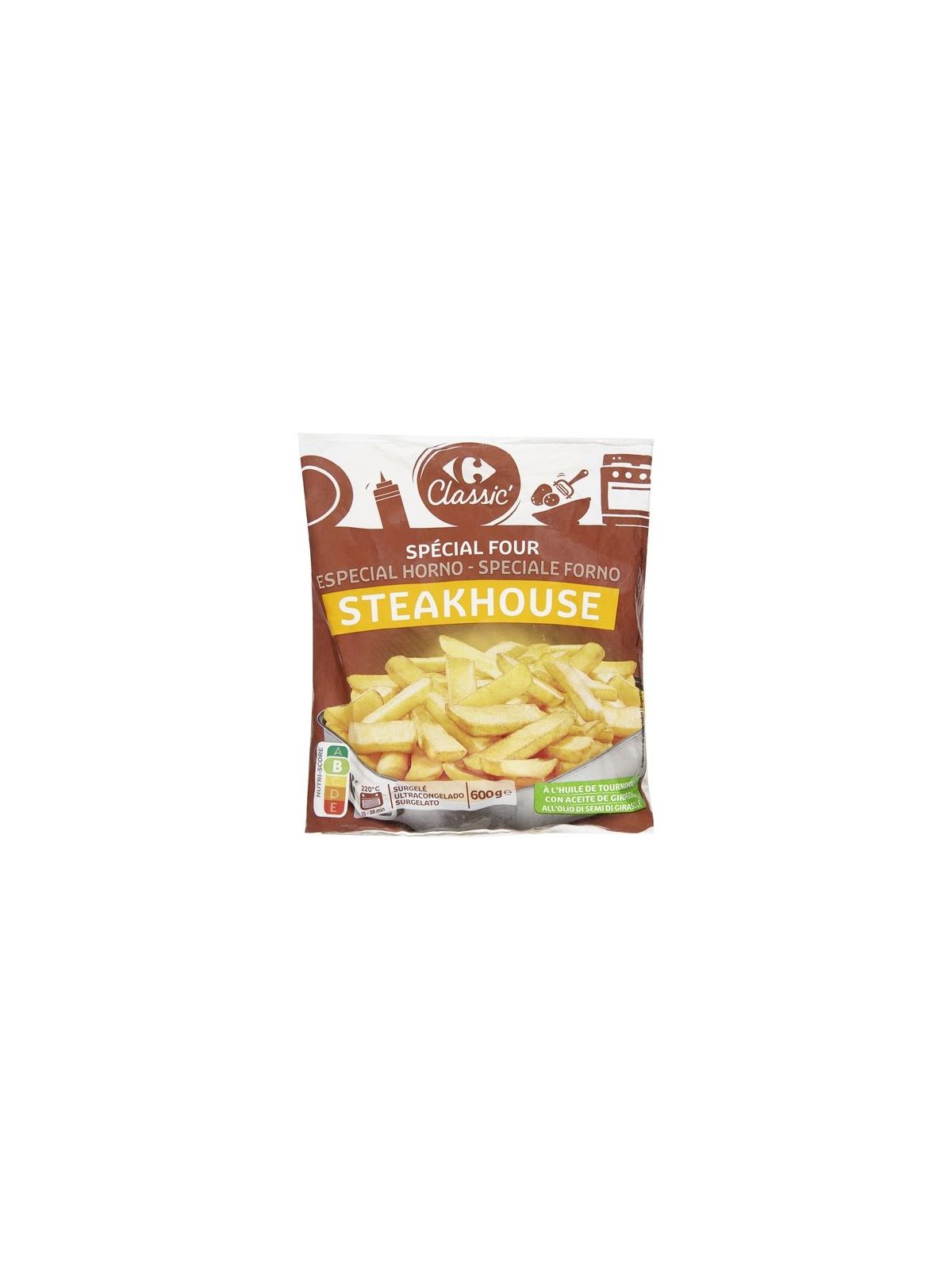 Frites Steakhouse spécial four CARREFOUR CLASSIC'