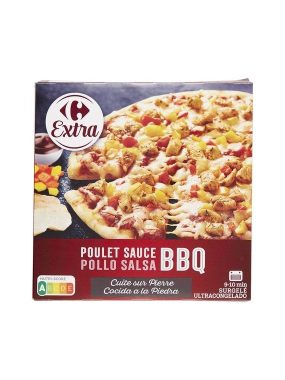 Pizza poulet sauce BBQ CARREFOUR EXTRA