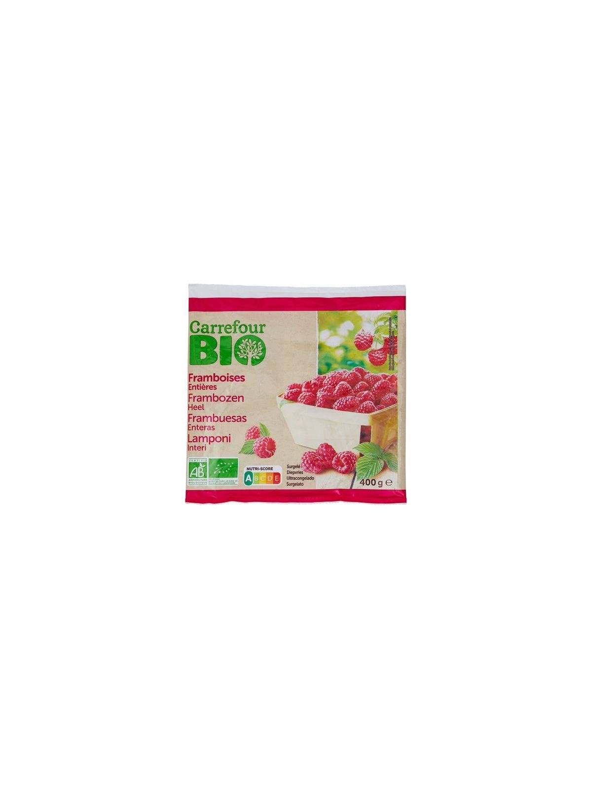 400G FRAMBOISES CRF BIO