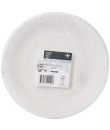 Assiette blanche Ø 23 cm - x50 CARREFOUR