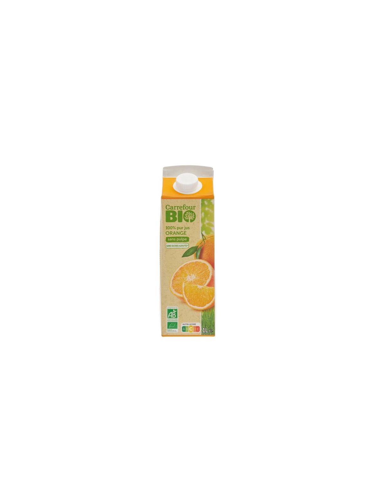 Jus d'Orange sans pulpe CARREFOUR BIO