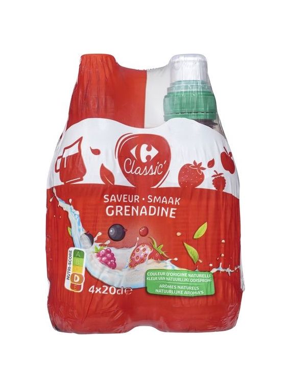 Boisson saveur grenadine CARREFOUR CLASSIC'