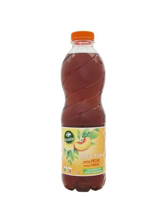 Boisson Iced Tea saveur pêche CARREFOUR SENSATION