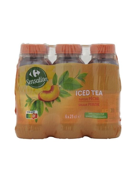 Boisson Iced Tea saveur pêche CARREFOUR