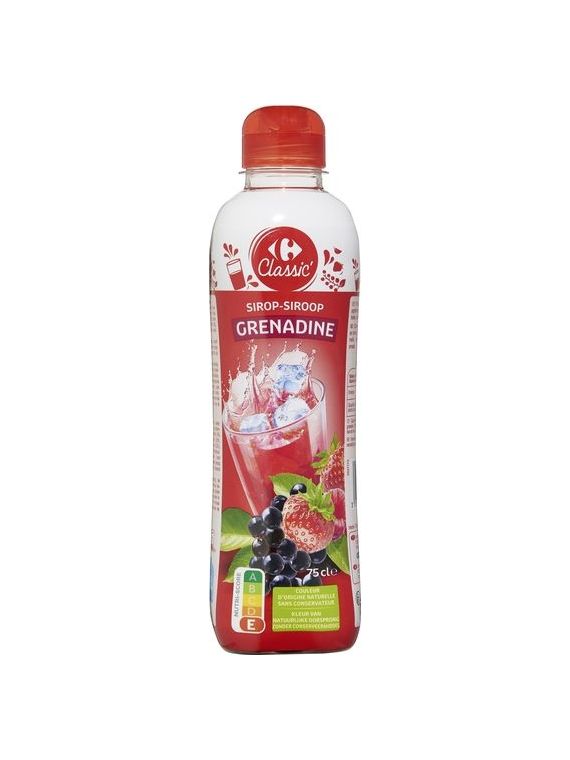 Sirop Grenadine CARREFOUR CLASSIC'