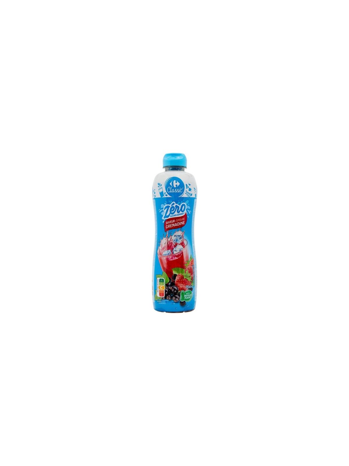 Sirop Grenadine zéro sucres CARREFOUR CLASSIC'