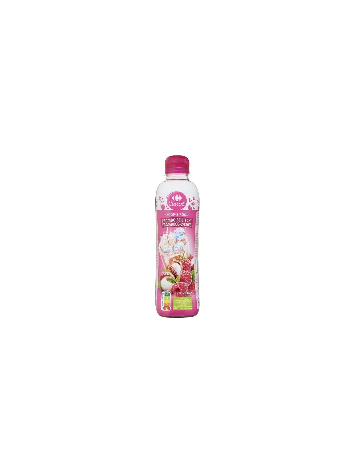 75CL SIROP FRAMB/ LITCHI CRF