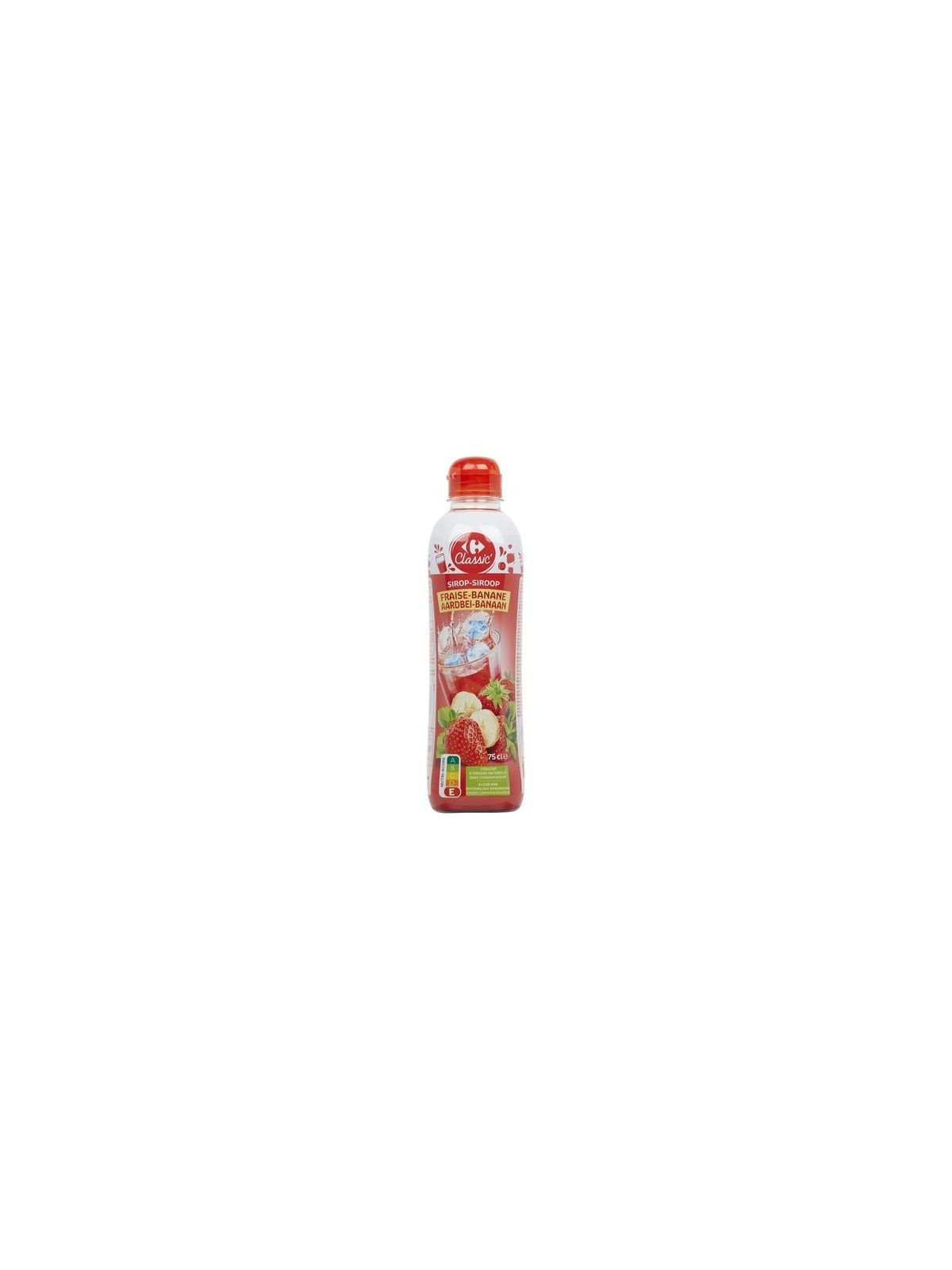 75CL SIROP FRAISE/BAN.CRF