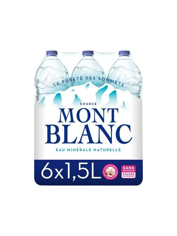 6X1.5L EAU MIN.MT BLANC