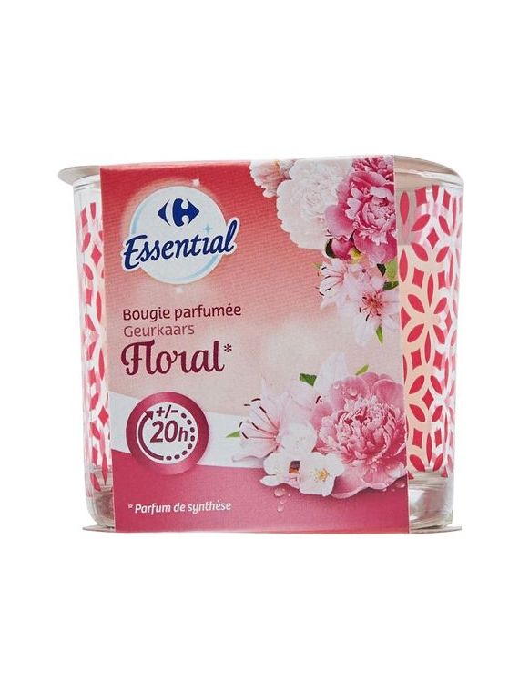 Bougie parfumée floral CARREFOUR ESSENTIAL