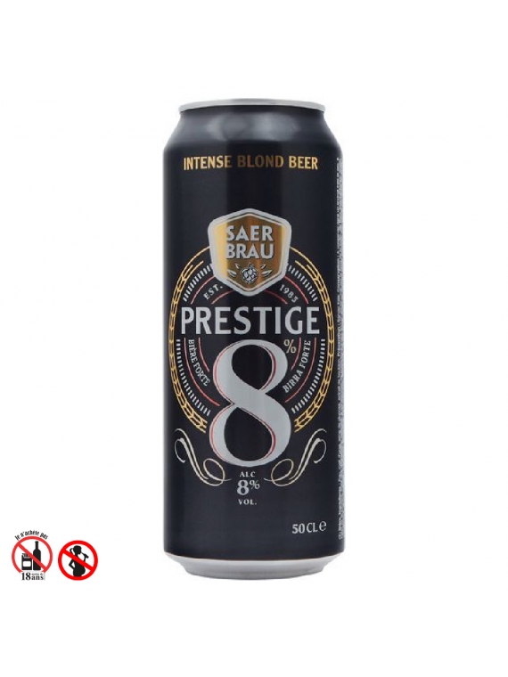 50CL BIERE 8%PRESTIGE CRF BTE