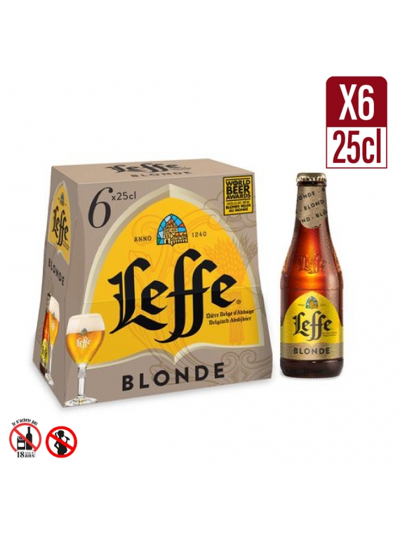 6X25CL BIERES BLDE 6.6%LEFFE