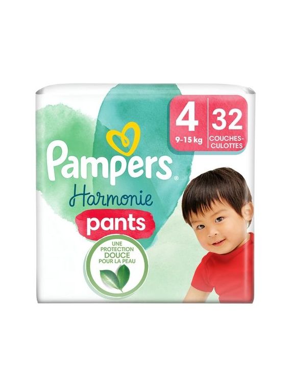 Couches-Culottes Harmonie Pants Taille 4 9kg - 15kg PAMPERS