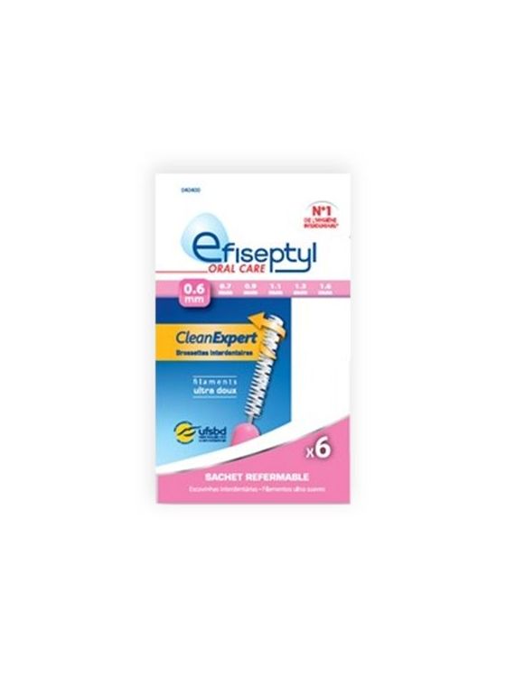 6 BROSSETTES 0.6MM EFISEPTYL