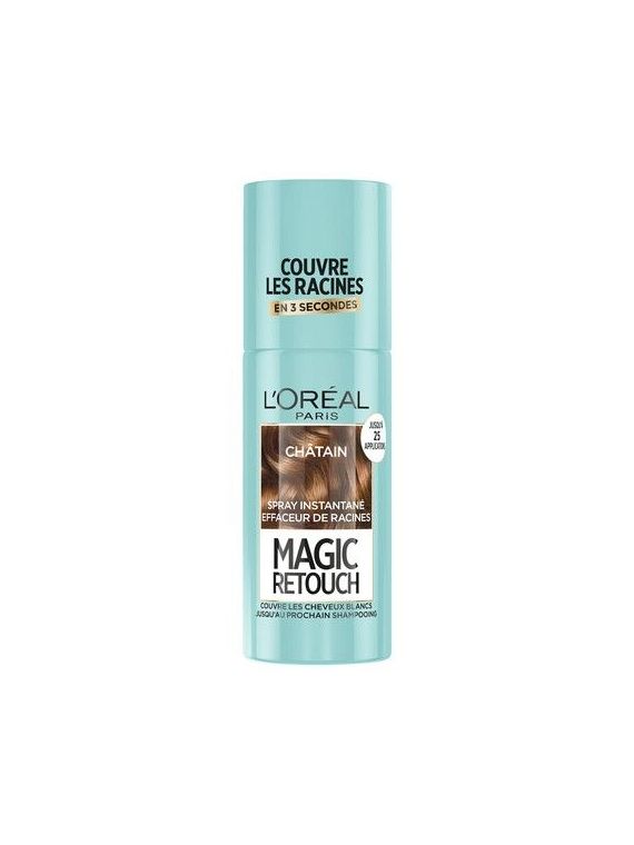 Coloration Cheveux Temporaire Spray Retouche Racine Châtain MAGIC RETOUCH