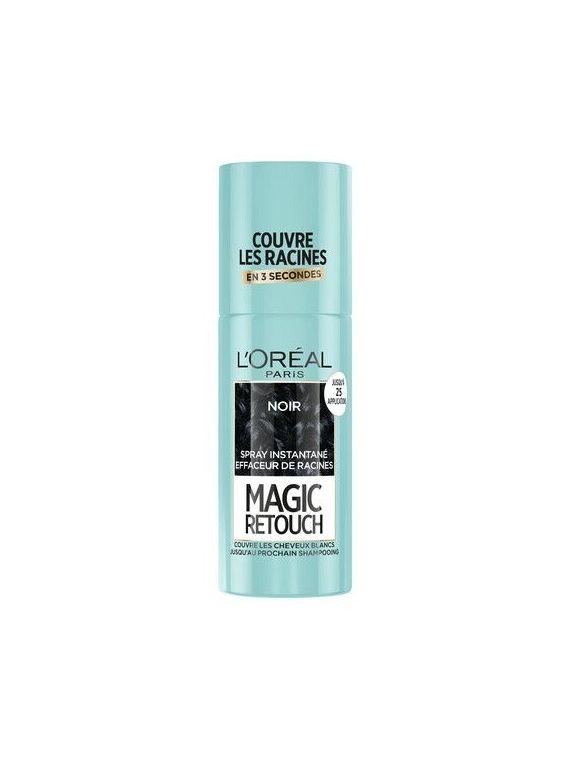 Coloration Cheveux Temporaire Spray Retouche Racine Noir MAGIC RETOUCH