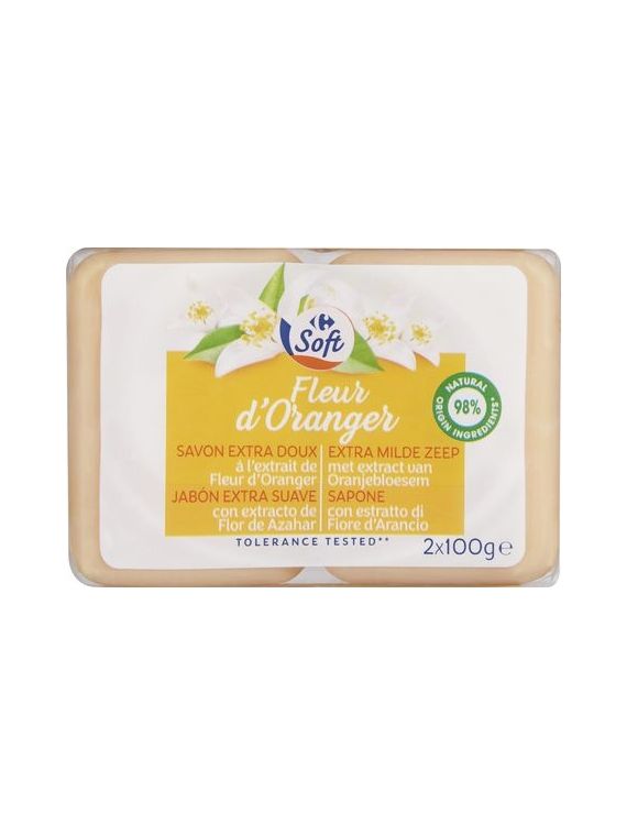 Savon fleur d'oranger CARREFOUR SOFT