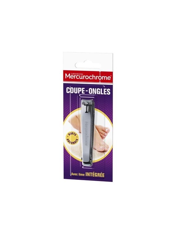 Coupe-ongles lime intégrée MERCUROCHROME